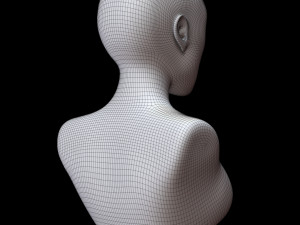 Mannequin head Model 3D