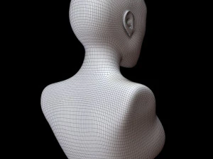 Mannequin head 3D Model