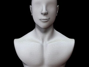 Mannequin Head 3D Model