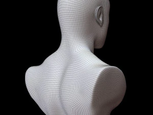 Mannequin Head 3D Model