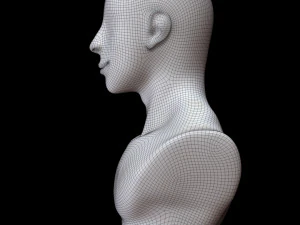 Mannequin Head 3D Model