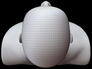 Mannequin Head 3D Model