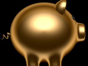 Pig Money Box 3D Model
