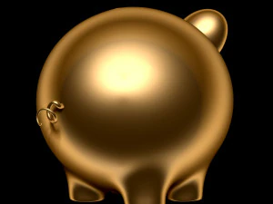 Pig Money Box 3D Model