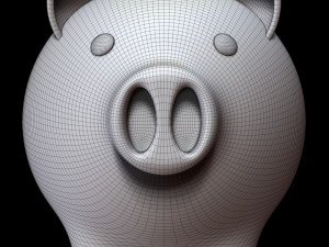 Pig Money Box Modèle 3D