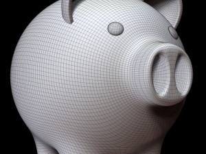 Pig Money Box Modèle 3D