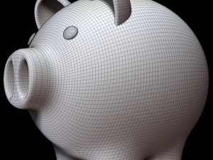 Pig Money Box Modèle 3D
