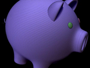 Pig Money Box 3D Model