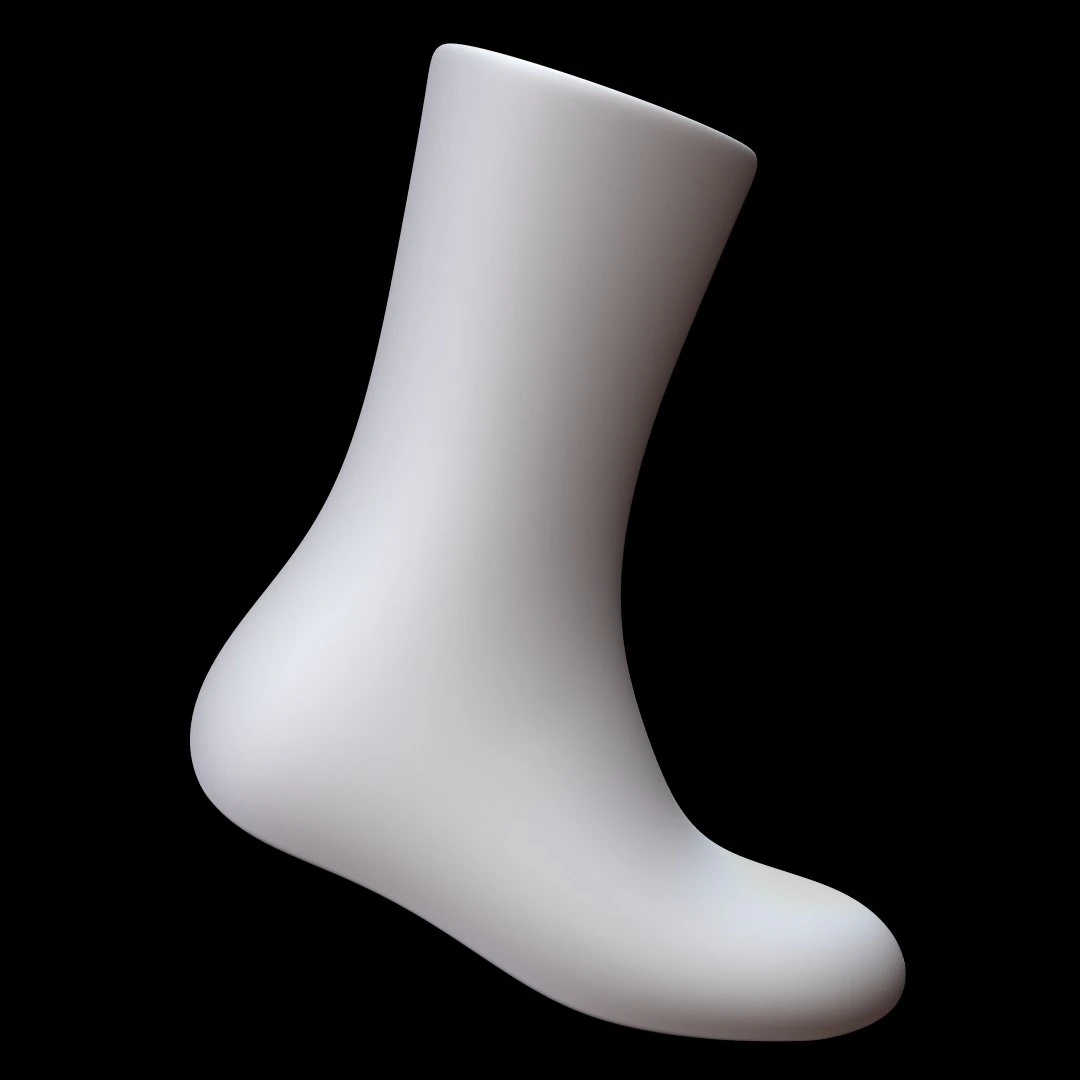 Meia Longa Modelo 3D .c4d .max .obj .3ds .fbx .stl .blend 