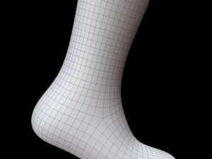 Meia Longa Modelo 3D