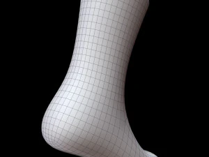 Meia Longa Modelo 3D