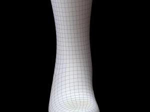 Meia Longa Modelo 3D