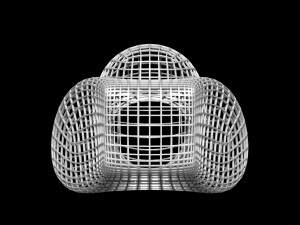 Mannequin Head Wire 3D Model