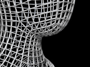 Mannequin Head Wire 3D Model