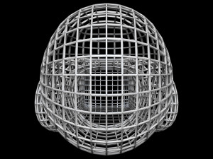 Mannequin Head Wire 3D Model