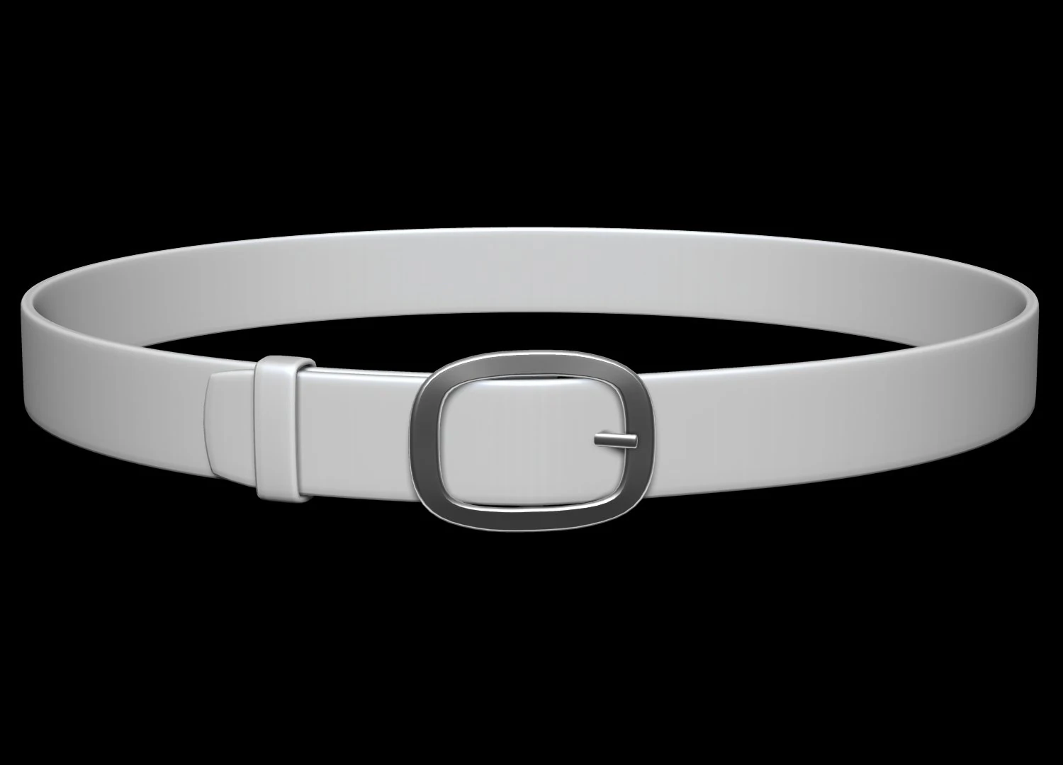 Belt Leather 3D Model .c4d .max .obj .3ds .fbx .stl .blend