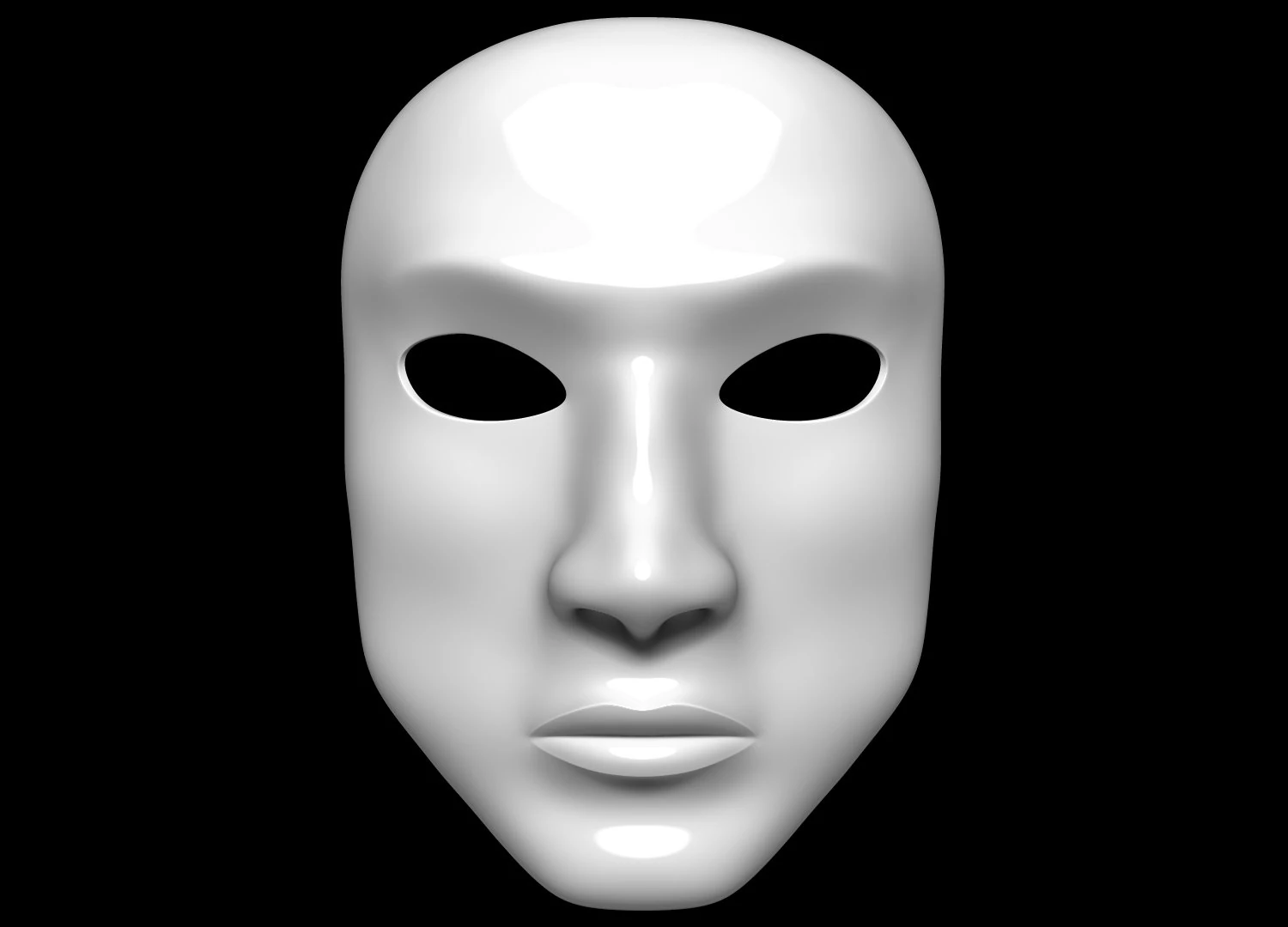 Mask Male 3D Model .c4d .max .obj .3ds .fbx .stl .blend 