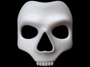 Skull Mask 3D Model