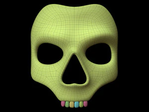 Skull Mask 3D Model