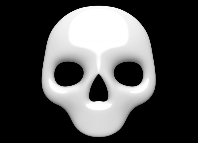 Skull Mask Modelo 3D .c4d .max .obj .3ds .fbx .stl .blend 