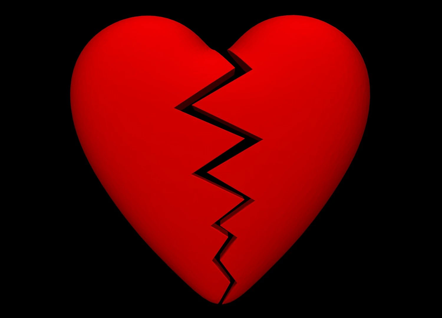 Сердце разбито 3D Модель .c4d .max .obj .3ds .fbx .stl .blend 