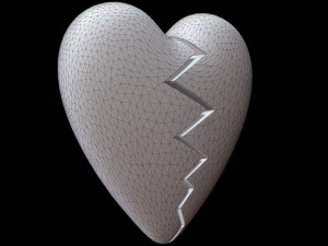 Heart Broken 3D Model