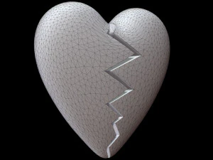 Сердце разбито 3D Модель