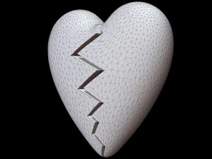 Сердце разбито 3D Модель