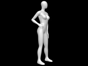 Mannequin Female 3D Model
