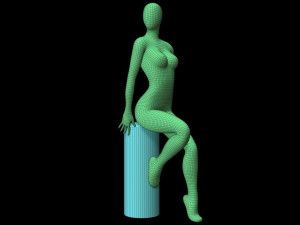 Mannequin Female 3D Model