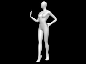 Mannequin Female 3D Model