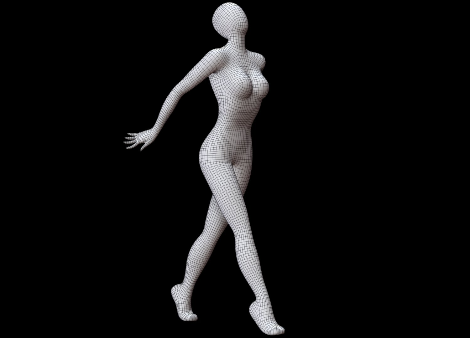 Costume de sport femme pose 1 modèle 3D $35 - .max .fbx .obj - Free3D