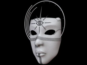 Mask Face 3D Model