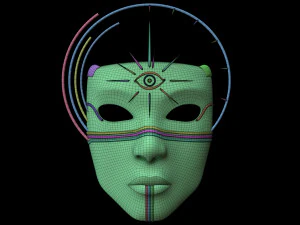 Mask Face 3D Model