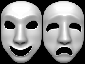 Mask Comedy Drama 3D 모델