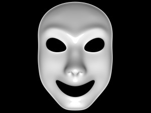 Mask Comedy Drama 3D Модель