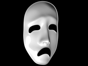 Mask Comedy Drama 3D Модель
