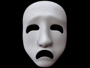 Mask Comedy Drama 3D Модель