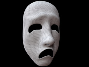 Mask Comedy Drama 3D Модель