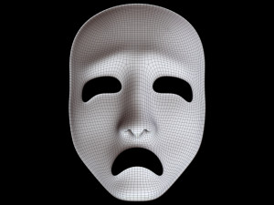 Mask Comedy Drama 3D Модель