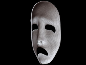 Mask Comedy Drama 3D Модель