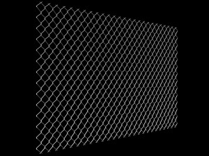 Wire Fence 3D-Modell