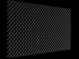 Wire Fence 3D Model