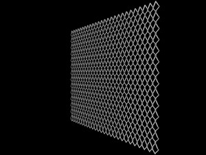 Wire Fence 3D-Modell