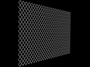 Wire Fence 3D Model