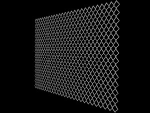 Wire Fence 3D-Modell