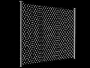 Wire Fence 3D Model