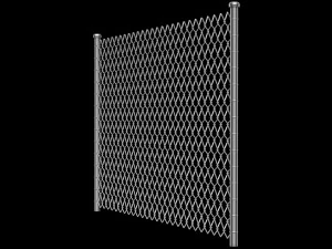 Wire Fence 3D Model