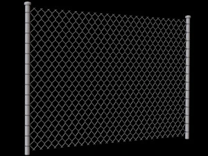 Wire Fence 3D Model