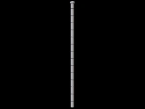 Wire Fence 3D Model